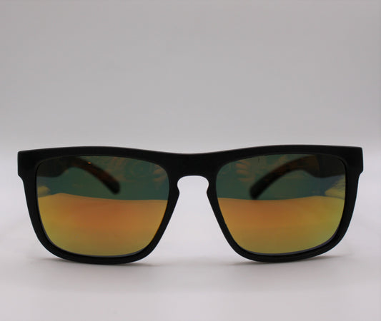 Black Flat-Brow Style Flexi Sunglasses